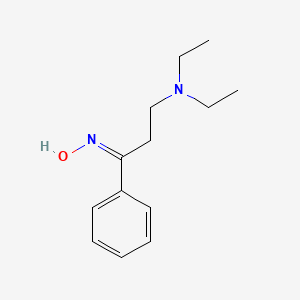 molecular formula C13H20N2O B12975845 (Z)-3-(Diethylamino)-1-phenylpropan-1-one oxime 