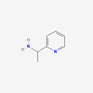 molecular formula C7H10N2 B1297585 1-Pyridin-2-yl-ethylamine CAS No. 42088-91-5