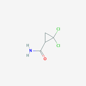 molecular formula C4H5Cl2NO B1297587 2,2-Dichlorocyclopropane-1-carboxamide CAS No. 75885-60-8