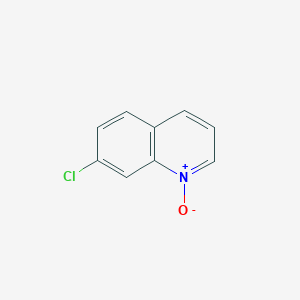 molecular formula C9H6ClNO B12975899 7-Chloroquinoline 1-oxide 