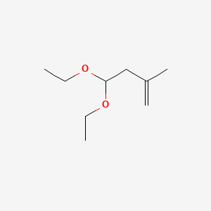 molecular formula C9H18O2 B1297592 4,4-Diethoxy-2-methylbut-1-ene CAS No. 54340-95-3