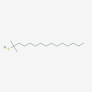 molecular formula C16H34S B1297606 2-Methylpentadecane-2-thiol CAS No. 25360-09-2
