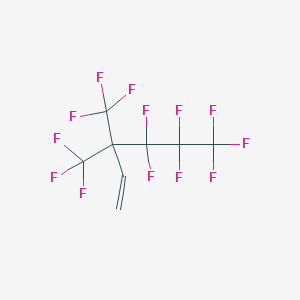 molecular formula C8H3F13 B1297609 4,4,5,5,6,6,6-Heptafluoro-3,3-bis(trifluoromethyl)hex-1-ene CAS No. 79272-26-7