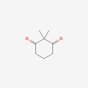 molecular formula C8H12O2 B1297611 2,2-Dimethylcyclohexane-1,3-dione CAS No. 562-13-0