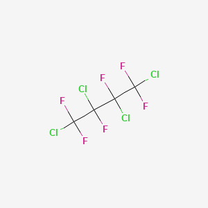 molecular formula C4Cl4F6 B1297612 1,2,3,4-Tetrachlorohexafluorobutane CAS No. 28107-59-7