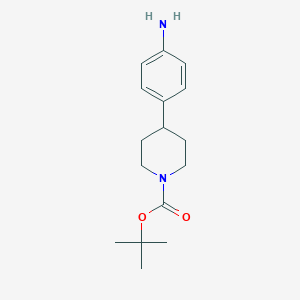 molecular formula C16H24N2O2 B129762 Tert-butyl 4-(4-aminophenyl)piperidine-1-carboxylate CAS No. 170011-57-1