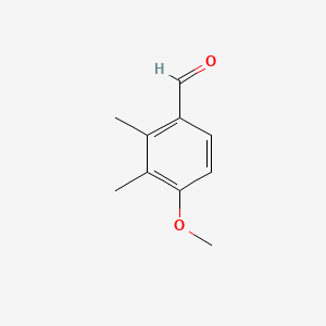molecular formula C10H12O2 B1297626 4-甲氧基-2,3-二甲基苯甲醛 CAS No. 38998-17-3