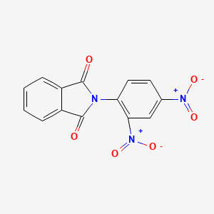 molecular formula C14H7N3O6 B1297628 1H-Isoindole-1,3(2H)-dione, 2-(2,4-dinitrophenyl)- CAS No. 35843-60-8