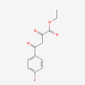 molecular formula C12H11FO4 B1297635 Ethyl 4-(4-fluorophenyl)-2,4-dioxobutanoate CAS No. 31686-94-9