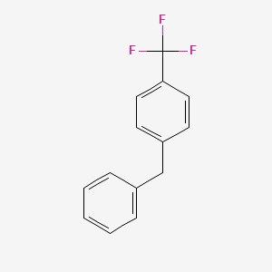 molecular formula C14H11F3 B1297645 1-苄基-4-(三氟甲基)苯 CAS No. 34239-04-8