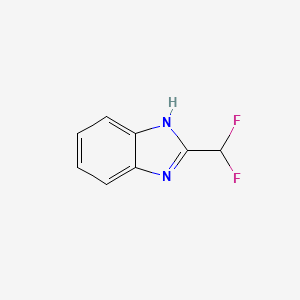 molecular formula C8H6F2N2 B1297646 2-(Difluoromethyl)-1H-benzimidazole CAS No. 705-09-9