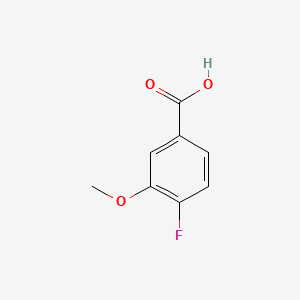 molecular formula C8H7FO3 B1297651 4-Fluoro-3-methoxybenzoic acid CAS No. 82846-18-2