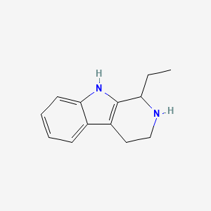 molecular formula C13H16N2 B1297654 1-Ethyl-2,3,4,9-tetrahydro-1H-beta-carboline CAS No. 6678-86-0