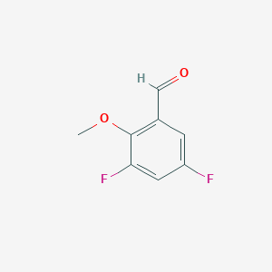 molecular formula C8H6F2O2 B1297658 3,5-二氟-2-甲氧基苯甲醛 CAS No. 131782-50-8