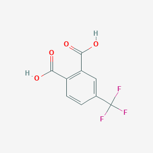 molecular formula C9H5F3O4 B1297660 4-(三氟甲基)邻苯二甲酸 CAS No. 835-58-5