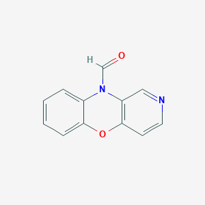molecular formula C12H8N2O2 B12976658 Pyrido[4,3-b][1,4]benzoxazine-10-carbaldehyde 