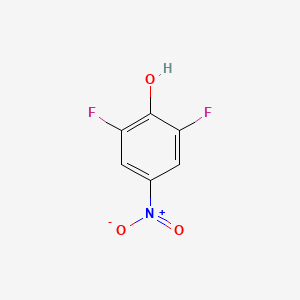 molecular formula C6H3F2NO3 B1297671 2,6-Difluoro-4-nitrophenol CAS No. 658-07-1