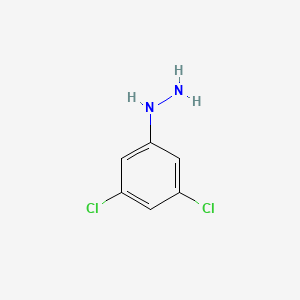 molecular formula C6H6Cl2N2 B1297673 3,5-Dichlorophenylhydrazine CAS No. 39943-56-1