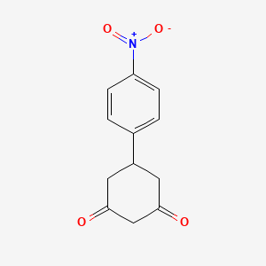 molecular formula C12H11NO4 B1297678 5-(4-硝基苯基)环己烷-1,3-二酮 CAS No. 55579-75-4