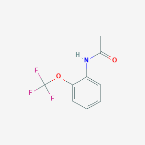 molecular formula C9H8F3NO2 B1297679 N-[2-(Trifluoromethoxy)phenyl]acetamide CAS No. 3832-55-1