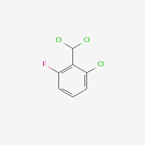 molecular formula C7H4Cl3F B1297682 1-Chloro-2-(dichloromethyl)-3-fluorobenzene CAS No. 62476-62-4