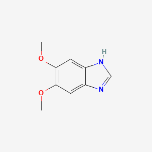 molecular formula C9H10N2O2 B1297684 5,6-二甲氧基苯并咪唑 CAS No. 72721-02-9