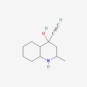 molecular formula C12H19NO B1297685 4-Ethynyl-2-methyl-decahydro-quinolin-4-ol CAS No. 59693-01-5