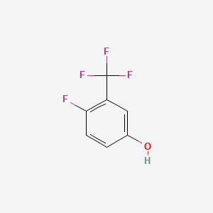 molecular formula C7H4F4O B1297691 4-Fluoro-3-(trifluoromethyl)phenol CAS No. 61721-07-1