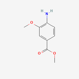 molecular formula C9H11NO3 B1297697 Methyl 4-amino-3-methoxybenzoate CAS No. 41608-64-4