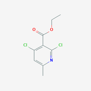 molecular formula C9H9Cl2NO2 B1297710 Ethyl 2,4-dichloro-6-methylnicotinate CAS No. 86129-63-7