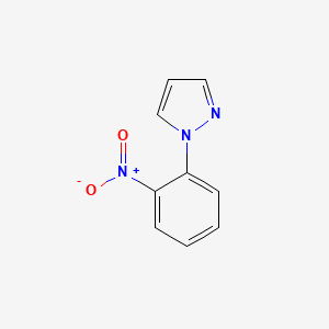 molecular formula C9H7N3O2 B1297712 1-(2-硝基苯基)吡唑 CAS No. 25688-17-9