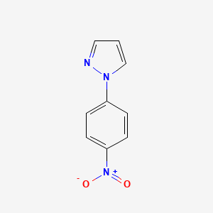 molecular formula C9H7N3O2 B1297713 1-(4-Nitrophenyl)-1H-pyrazole CAS No. 3463-30-7