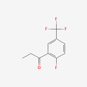 molecular formula C10H8F4O B1297718 2-Fluoro-5-(trifluoromethyl)propiophenone CAS No. 207974-18-3