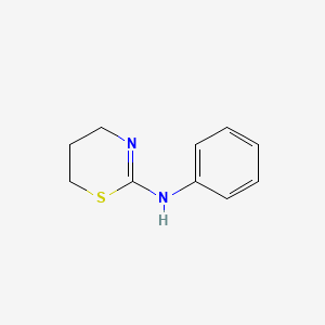 N-Phenyl-5,6-dihydro-4H-1,3-thiazin-2-amine