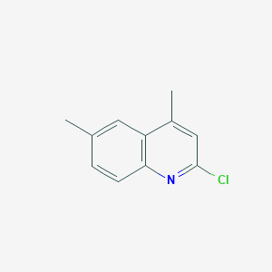 molecular formula C11H10ClN B1297726 2-Chloro-4,6-dimethylquinoline CAS No. 3913-18-6