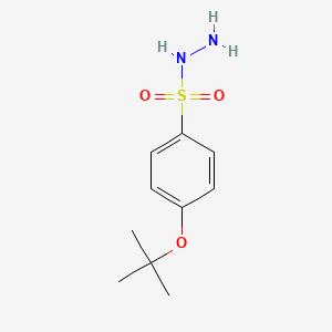 molecular formula C10H16N2O3S B12977297 4-(tert-Butoxy)benzenesulfonohydrazide 