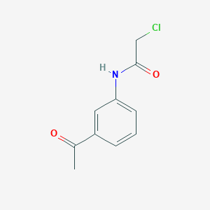 molecular formula C10H10ClNO2 B1297735 N-(3-Acetylphenyl)-2-chloroacetamide CAS No. 42865-69-0