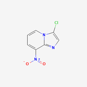 molecular formula C7H4ClN3O2 B1297739 3-Chloro-8-nitroimidazo[1,2-a]pyridine CAS No. 52310-45-9