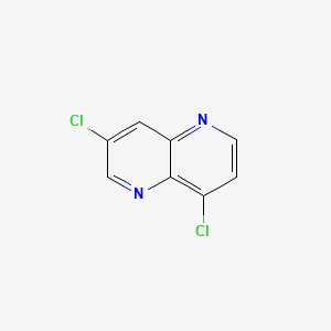 molecular formula C8H4Cl2N2 B1297743 3,8-二氯-1,5-萘啶 CAS No. 28252-81-5