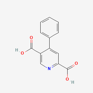 molecular formula C13H9NO4 B1297747 4-苯基吡啶-2,5-二甲酸 CAS No. 59195-28-7