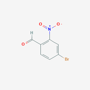 molecular formula C7H4BrNO3 B1297750 4-Bromo-2-nitrobenzaldehyde CAS No. 5551-12-2