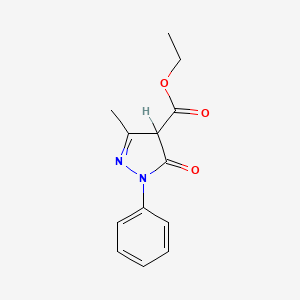 Ethyl 3-methyl-5-oxo-1-phenyl-4,5-dihydro-1H-pyrazole-4-carboxylate