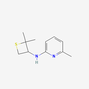 molecular formula C11H16N2S B12977512 N-(2,2-Dimethylthietan-3-yl)-6-methylpyridin-2-amine 