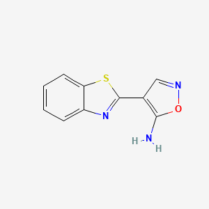 4-(Benzo[d]thiazol-2-yl)isoxazol-5-amine