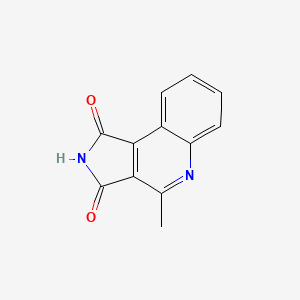 molecular formula C12H8N2O2 B1297759 4-Methyl-1H-pyrrolo[3,4-c]quinoline-1,3(2H)-dione CAS No. 27295-64-3