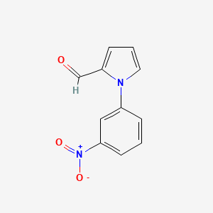 molecular formula C11H8N2O3 B1297763 1-(3-nitrophenyl)-1H-pyrrole-2-carbaldehyde CAS No. 85841-67-4