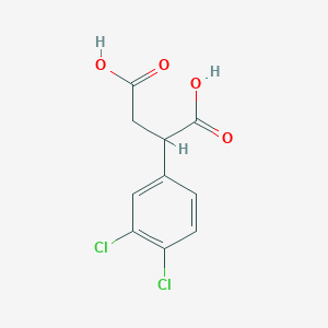 molecular formula C10H8Cl2O4 B1297768 2-(3,4-二氯苯基)琥珀酸 CAS No. 93553-81-2