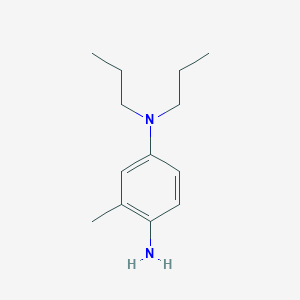 molecular formula C13H22N2 B1297772 3-Methyl-N1,N1-dipropylbenzene-1,4-diamine CAS No. 105294-86-8