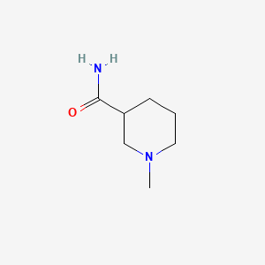 molecular formula C7H14N2O B1297775 1-甲基哌啶-3-甲酰胺 CAS No. 4138-27-6