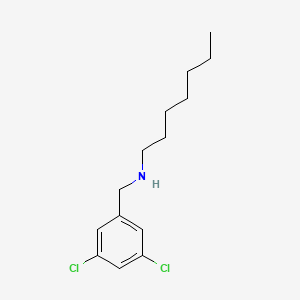 Benzenemethanamine, 3,5-dichloro-N-heptyl-